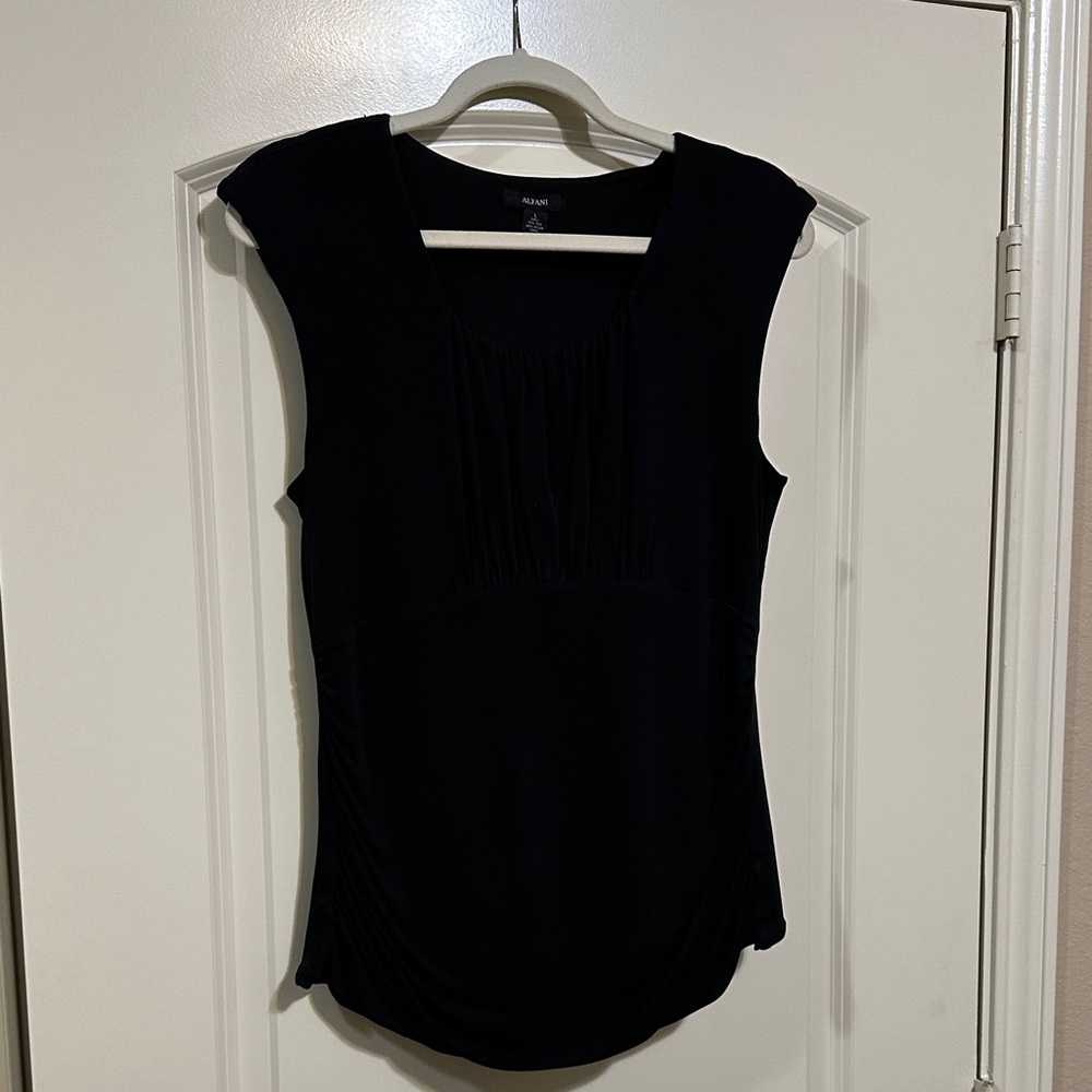 Alfani Women's Black Sleeveless Blouse